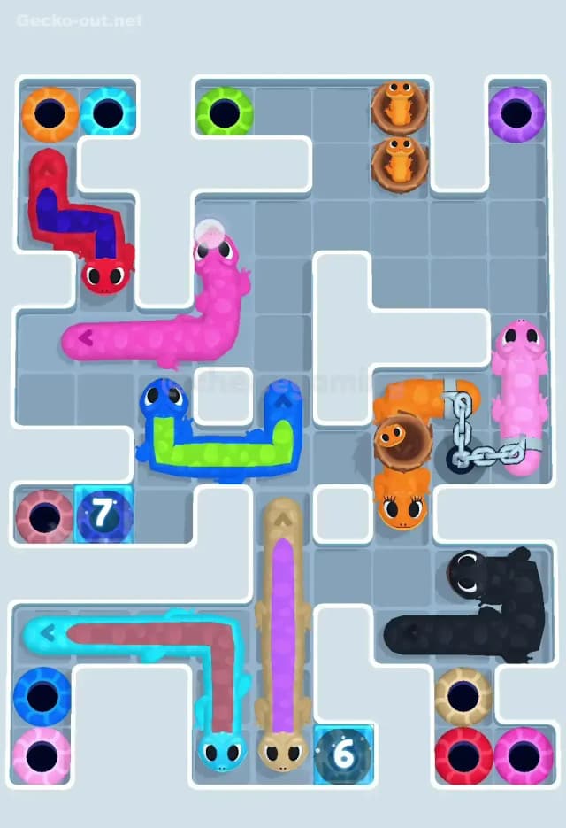 Gecko Out Level 618 Solution 2