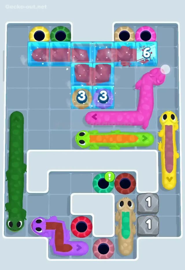 Gecko Out Level 141 Solution 3