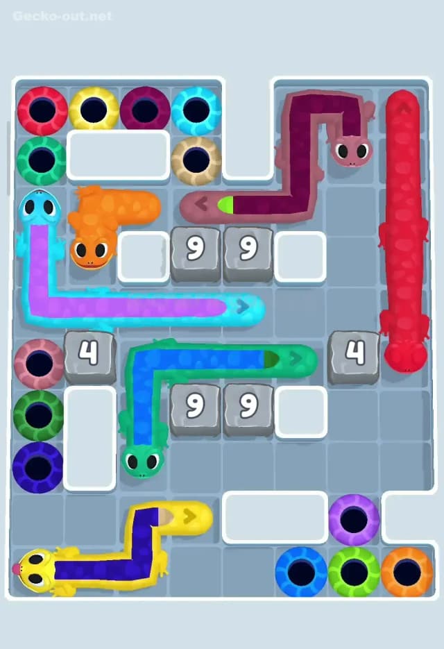 Gecko Out Level 54 Solution 1