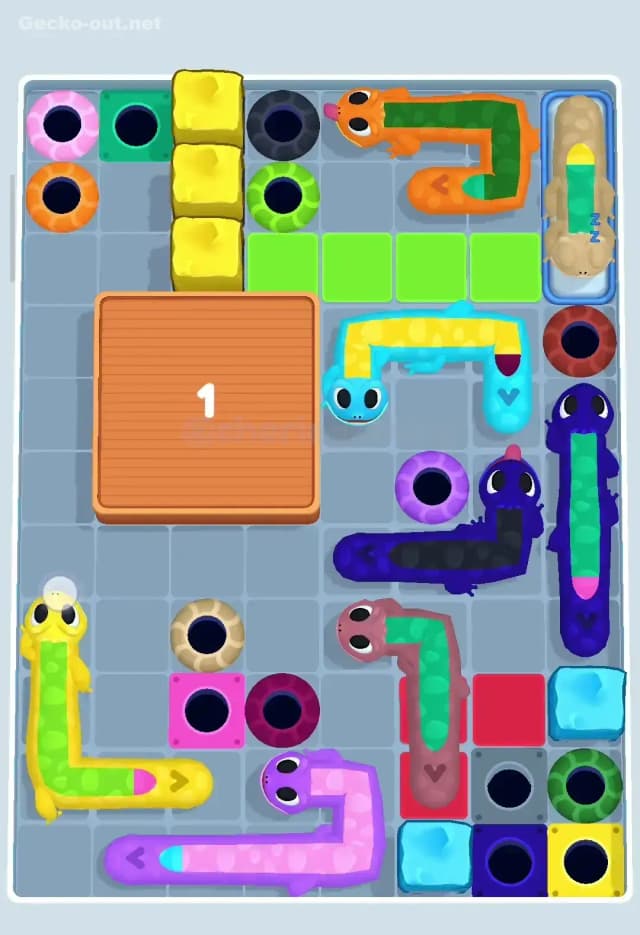 Gecko Out Level 346 Solution 1