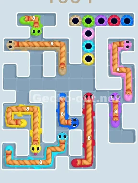 Gecko Out Level 1004 Solution 1