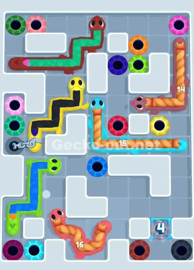 Gecko Out Level 1035 Solution 1